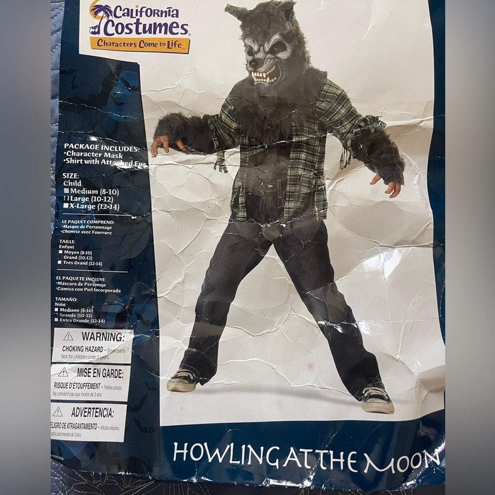 Howling at the Moon Wolf Costume